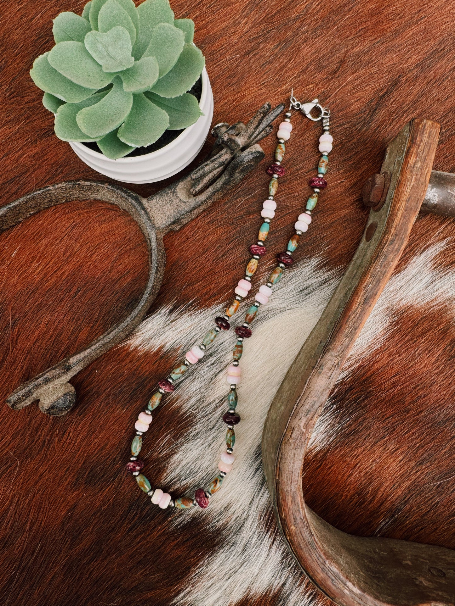 The Pink Orchard Necklace