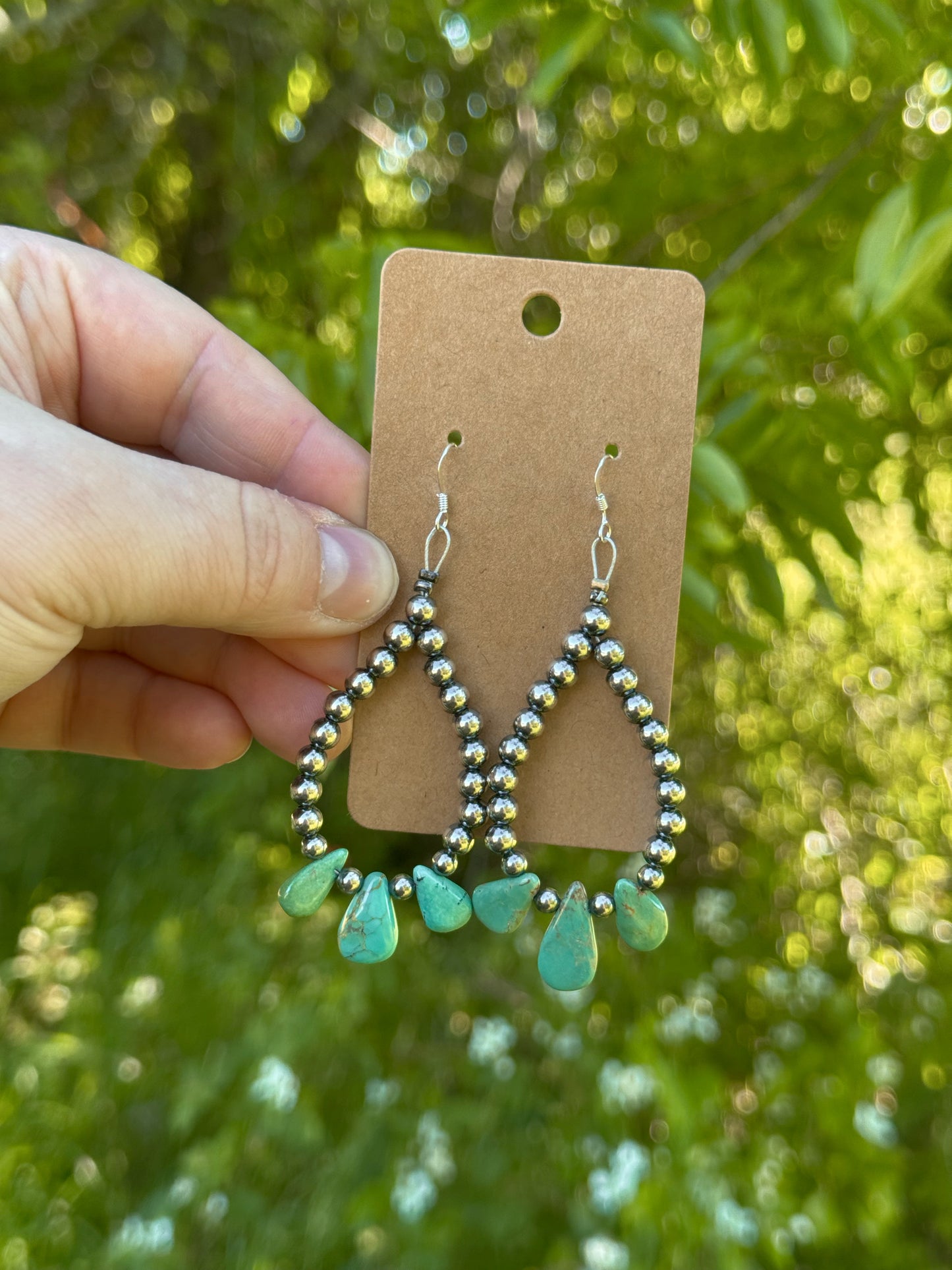 Turquoise Teardrop Earrings