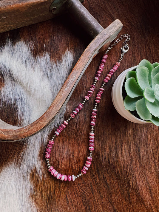Purple Spiny Neckalce