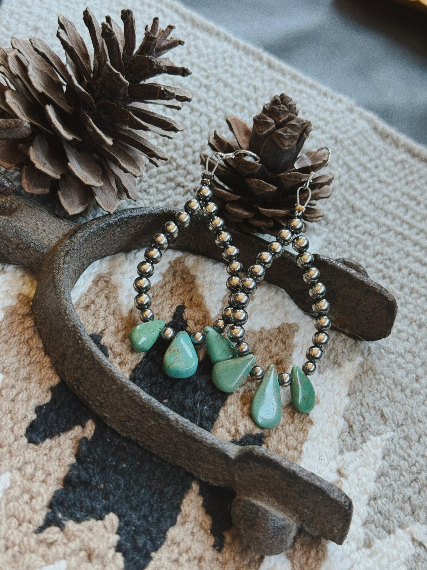 Turquoise Teardrop Earrings