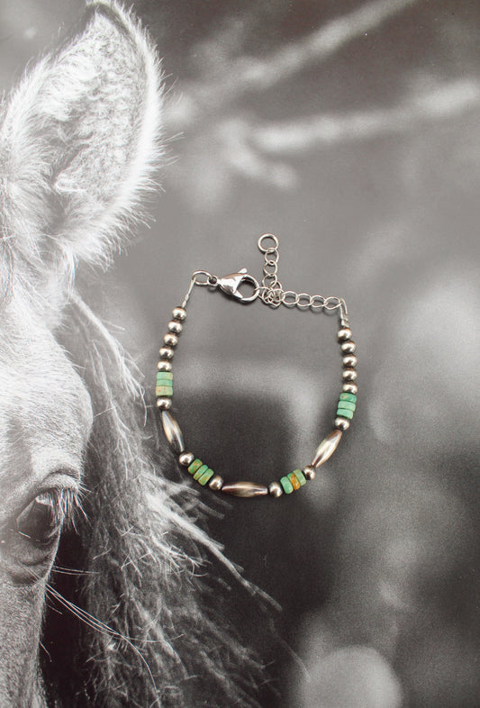 Elisa Turquoise (green/brown) Bracelet