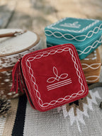 Square Travel Jewelry Case