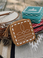 Square Travel Jewelry Case