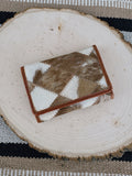 Diamond cowhide wallet SM (brown)